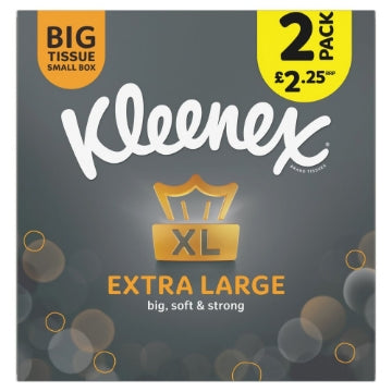 (6 x 88fill) KLEENEX EXTRA LARGE TISSUES TWIN 2x44