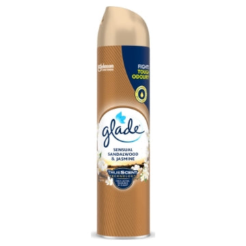 (12 x 300ml) GLADE AEROSOL TRUE SCENT - BALI & SANDALWOOD