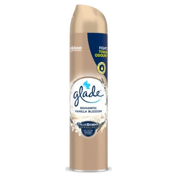 (12 x 300ml) GLADE AEROSOL TRUE SCENT - VANILLA