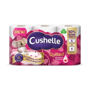 (4 x 6pk) CUSHELLE QUILT TOILET ROLL RHUB (6r=9r) 236Sht