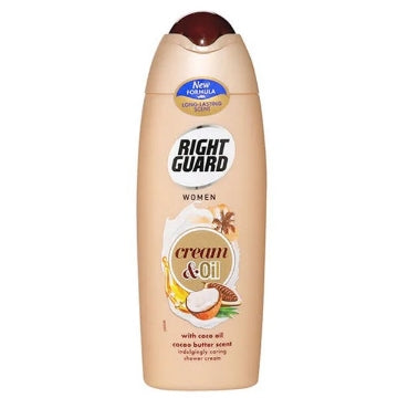 (6 x 250ml) RIGHTGUARD WOMENS SHOWER GEL - COCOA