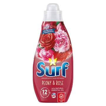 (8 x 648ml) SURF LIQUID - PEONY ROSE (24w)