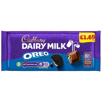(17 x 120g) CADBURY - DAIRY MILK OREO BLOCK