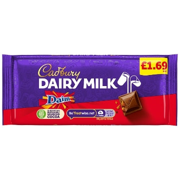 (18 x 120g) CADBURY - DAIRY MILK DAIM BLOCK