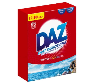 (6 x 650g) DAZ SOAP POWDER -WHITES & COLOURS(10w)