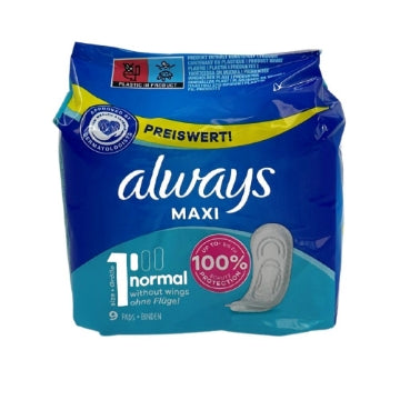 (16 x 9 pads) ALWAYS MAXI NORMAL
