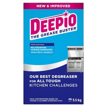 (1 x 5.5kg) DEEPIO PROFESSIONAL - DEGREASER POWDER
