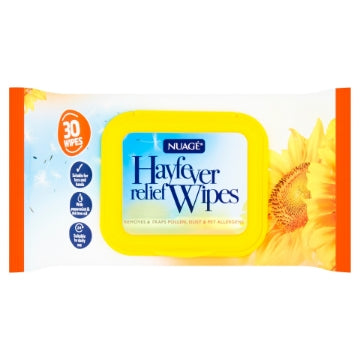 (24 x 30's) NUAGE HAYFEVER RELIEF WIPES