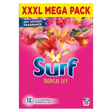 (1 x 6.25kg) SURF POWDER - TROPICAL LILY& YLANG 125w