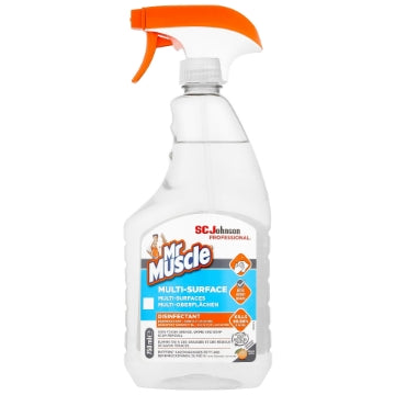 (6 x 750ml) MR MUSCLE PROF MULTI SURF DISINF SPRAY