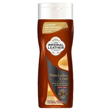(6 x 500ml) IMPERIAL LEATHER BODY BLACK PEPPER & CEDAR