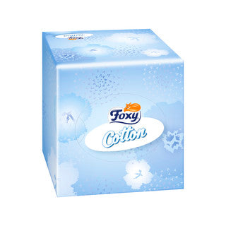 (60fill x 20) FOXY COTTON FACIAL TISSUES CUBE 3ply(eu/plt) FSC®