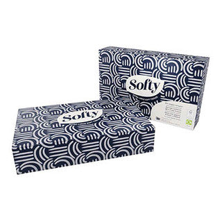 (80fill x 24) SOFTY - EXTRA LARGE FACIAL TISSUES 2ply (FT745)