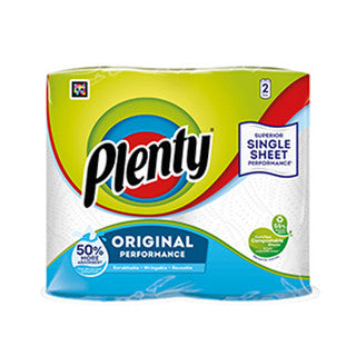 (2pk x 4) PLENTY ORIGINAL KITCHEN TOWEL (2x95Sh) 11033  FSC®