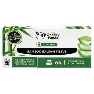 (64's x 12) CHEEKY PANDA - BAMBOO BALSAM TISSUES (wsl)