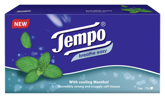 (72fill x 12) TEMPO - TISSUES MENTHOL 3ply FSC®