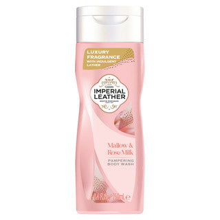 (250ml x 6) IMPERIAL LEATHER BODYWASH - MALLOW & ROSE MILK