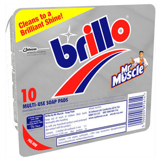 (10pk x 12) BRILLO SOAP PADS (P)