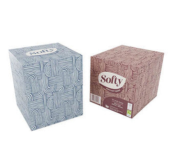 (70fill x 24) SOFTY - COSMETIC CUBE TISSUES 2ply (FT5017) FSC®