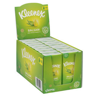 (9fill x 18) KLEENEX BALSAM POCKET TISSUES SINGLE PACK(wsl)