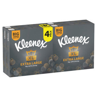 (176fill x 6) KLEENEX EXTRA LARGE TISSUES-COMPACT QUAD 4x44(wsl)