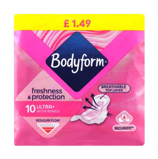 (10 pads x 12) BODYFORM - ULTRA + WINGS pm1.49