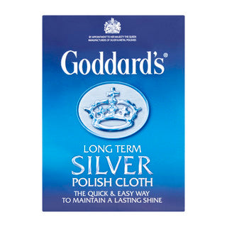 (SINGLE x 12) GODDARDS - LONG TERM SILVER POLISH CLOTH