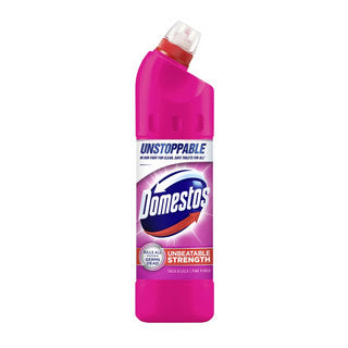 (750ml x 9) DOMESTOS BLEACH - PINK