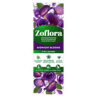 (250ml x 12) ZOFLORA DISINFECTANT - MIDNIGHT BLOOMS