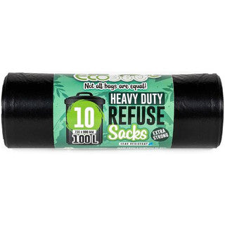 (10's x 20) ECOBAG HEAVY DUTY REFUSE SACK 100L CO:TR (TITAN)