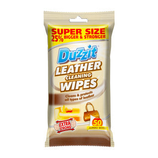 (50pk x 12) DUZZIT LEATHER CLEANING WIPES