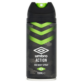 (150ml x 6) UMBRO DEODORANT SPRAY - ACTION CO:TR