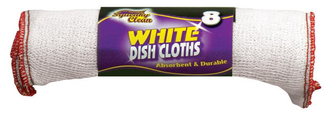 (8pk x 10) SQUEAKY CLEAN - DISHCLOTHS