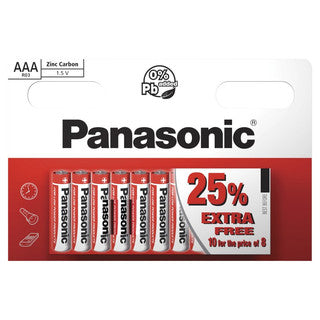 (AAA x 20) PANASONIC AAA BATTERIES 10PK (8+25%) CO:PL