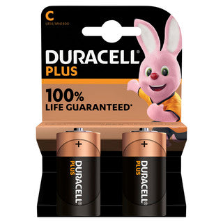 (2pk x 10) DURACELL PLUS POWER +100% - C BATTERIES CO:US