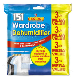 (3pk x 24) HANGING WARDROBE HUMIDIFIER