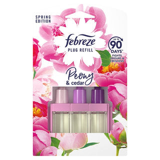 (20ml x 6) FEBREZE 3VOL PLUG REFILL PEONY & CEDAR CO:ES(wsl)