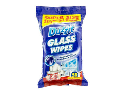 (50's x 12) DUZZIT GLASS WIPES