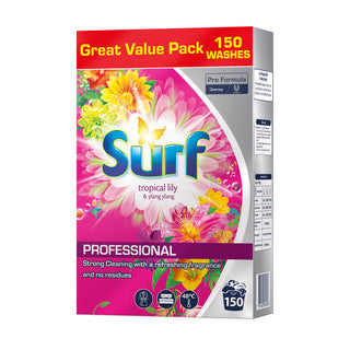 (7.5kg x 1) SURF PROF SOAP POWDER - TROPICAL & YLANG (150W)(P)
