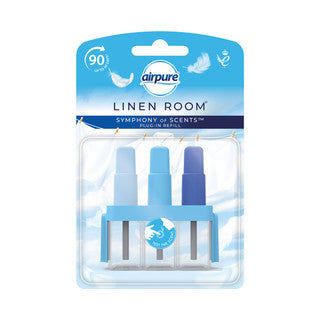 (20ml x 12) AIRPURE PLUG IN 3 REFILL - LINEN ROOM CO:CN