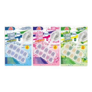 (2x50g x 12) AIRPURE FRESH LOOS TOILET RIM BLOCK - MIXED CO:CN