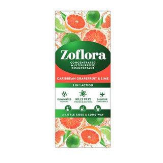 (500ml x 12) ZOFLORA DISINFECTANT - CARIB GRAPEFRUIT LIME (wsl)