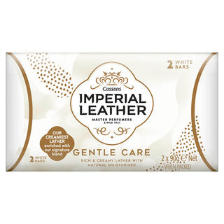 (2x90g x 9) IMPERIAL LEATHER SOAP - GENTLE CARE TWIN PK CO:AE