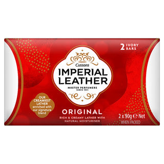 (2x90g x 9) IMPERIAL LEATHER SOAP - ORIGINAL TWIN PK CO:AE