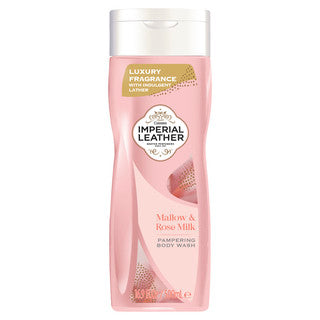 (500ml x 6) IMPERIAL LEATHER BODYWASH - MALLOW & ROSE