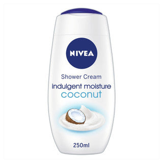 (250ml x 6) NIVEA SHOWER CREAM -INDULGENT MOIST COCONUT CO:DE