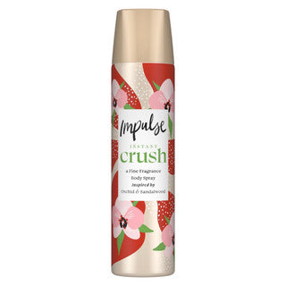 (75ml x 6) IMPULSE BODY SPRAY - INSTANT CRUSH (c)