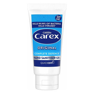 (50ml x 12) CAREX ANTI-BAC HAND GEL - ORIG/FRAG' FREE CO:ID(c) #