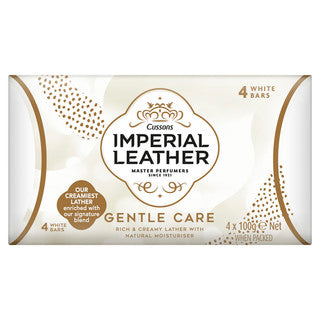 (4x100g x 8) IMPERIAL LEATHER SOAP - GENTLE CARE 4pk CO:TH^