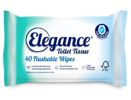 (40's x 16) ELEGANCE - MOIST TOILET TISSUE WIPES (ELFMTT)FSC®